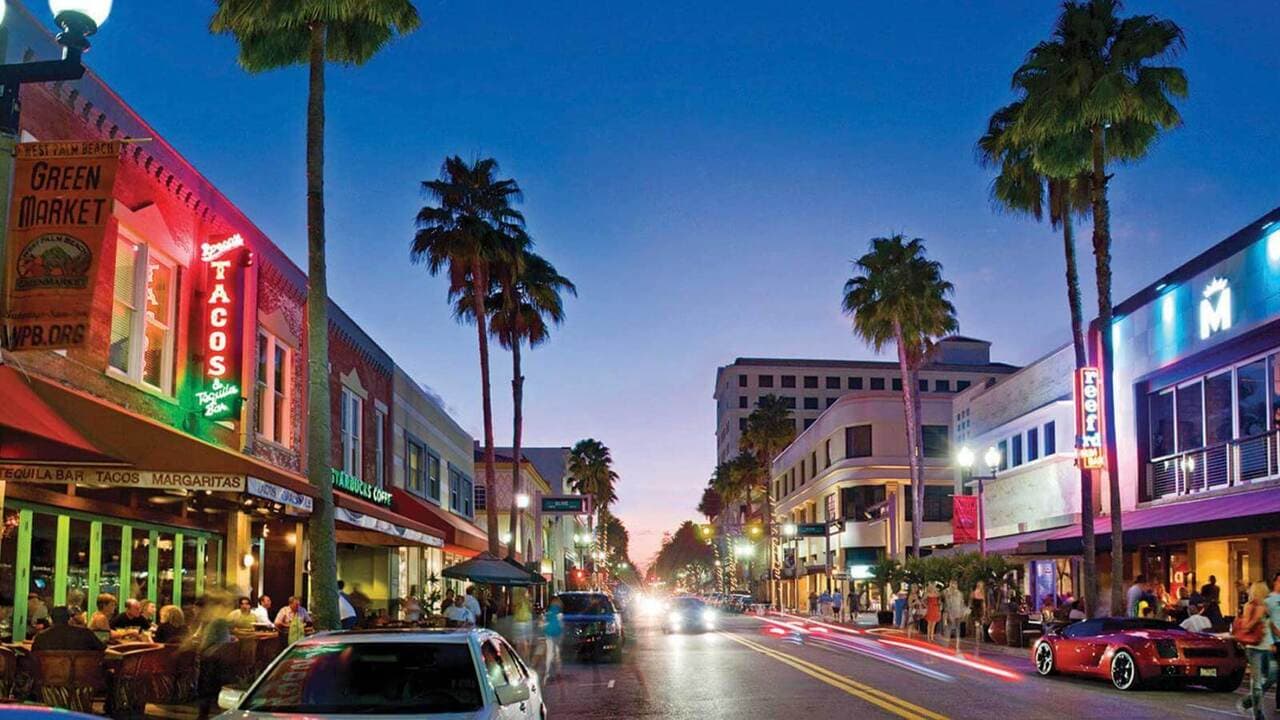 Clematis Street & Meyer Amphitheatre
